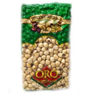 Paquete de Avellana tostada repelada en 1 Kg