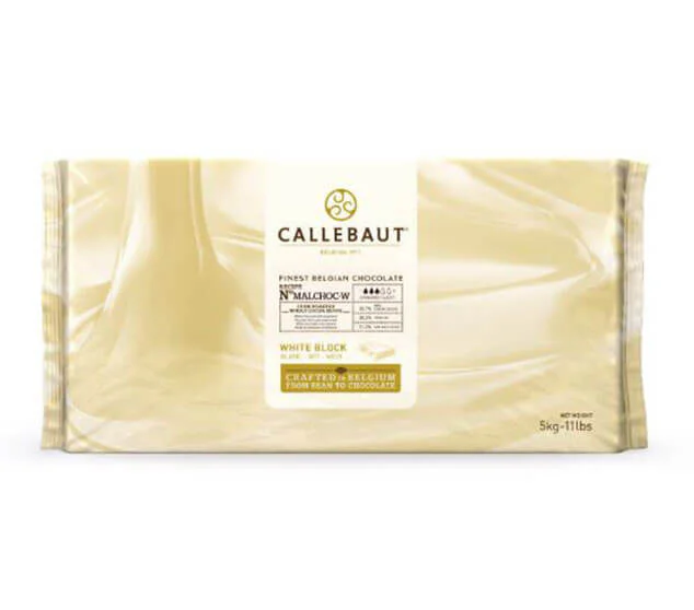 Chocolate blanco callebaut