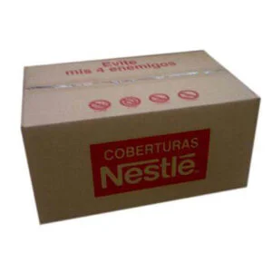 Caja de 10Kg de cobertura Negra y leche de Nestle