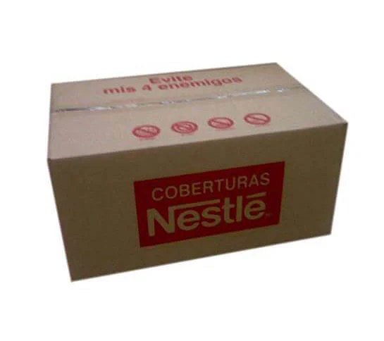 Caja de 10Kg de cobertura Negra y leche de Nestle