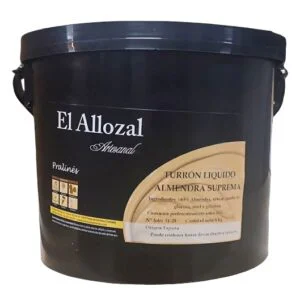 Turron almendra líquido natural en bote de 6Kg