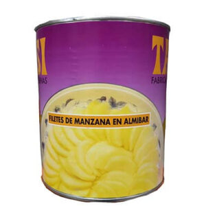 Manzana Fileteada en Almíbar en bote de 3Kg