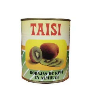 Kiwi en almíbar y en rodajas en bote de 1Kg