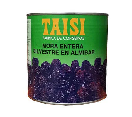 Mora silvestre en Almíbar de Taisi en bote de 3Kg