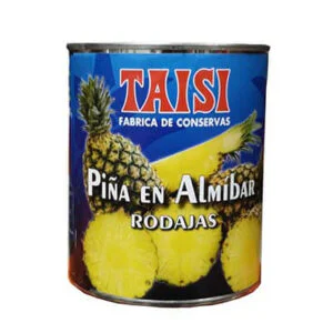 Piña en almíbar en bote de 1Kg