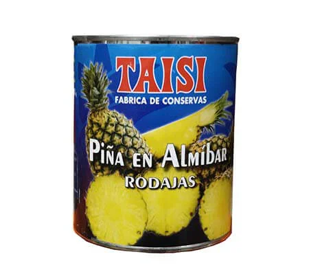 Piña en almíbar en bote de 1Kg