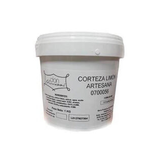 Pasta hecha de raspadura de la corteza de limón