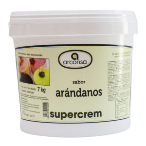 Crema gelatinosa de sabor a arándanos