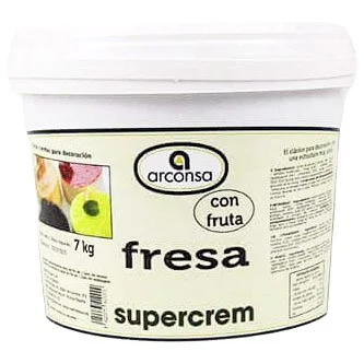 Supercrem Fresa con Fruta 7Kg