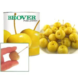 Manzana enana en almibar máximna calidad