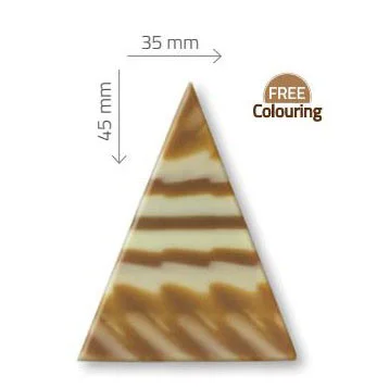 Triangulo junlge de chocolate