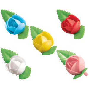 Rosa de Colores en Oblea 100uds