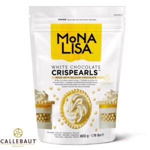 Bolsa de crispearls de chocolate blanco en 800gramos