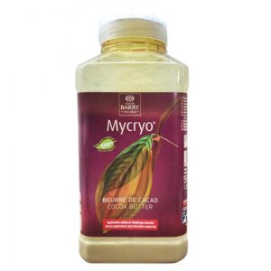 Bote de manteca de cacao en polvo de la marca Barry en 550