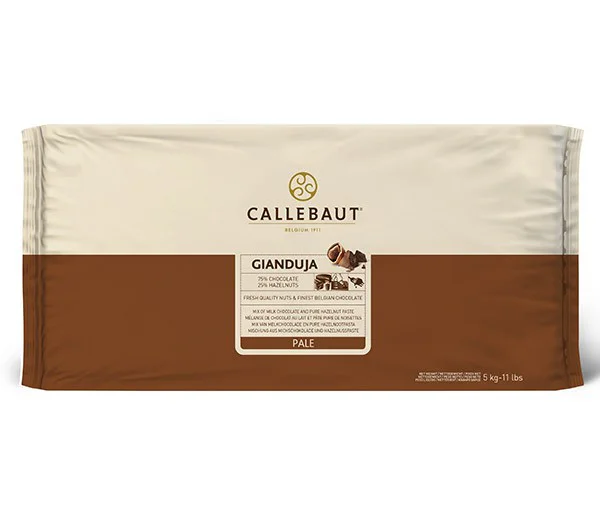 Gianduja con Leche de la marca CALLEBAUT EN BLOQUE DE 5kG