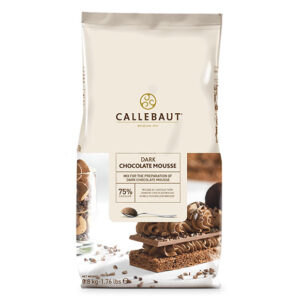 Mousse de Chocolate negro de la marca Callebaut en paquete de 800g