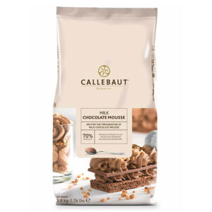 Mousse de Chocolate con leche de la marca Callebaut en paquete de 800g