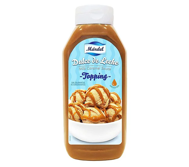 Dulce de leche Topping en 1º,2Kg de la marca Márdel