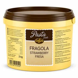 Pasta frutal de fresa tradicional en bote de 3Kg