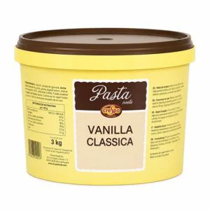Pasta crema vainilla clásica en bote de 3Kg, marca Martin Braun