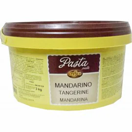 Pasta frutal mandarina en bote de 3Kg