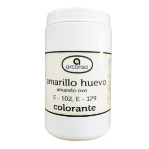 Colorante en polvo amarillo huevo de arconsa en bote de 750g
