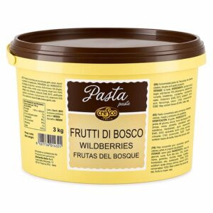 Pasta fruta del bosque en bote de 3Kg