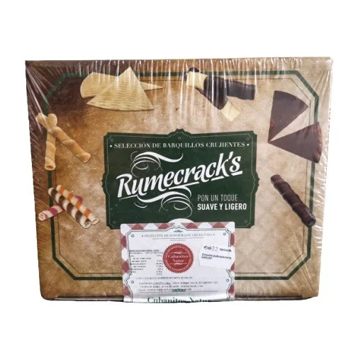 Barquillos Blancos o naturales en caja de 500g