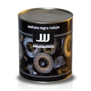 Aceituna Negra en Rodajas en bote de 3 kg