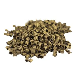 Rizos de chocolate color oro en bote de 500g
