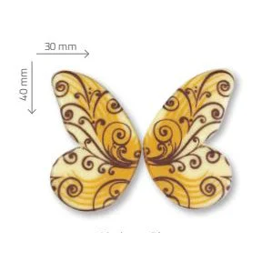 Mariposa Diseño de Chocolate Blanco 90uds - Imagen 3