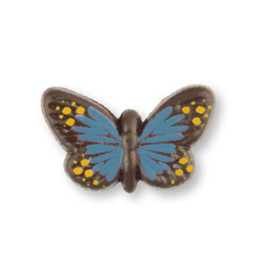 Mariposa Mini Azul de Chocolate Negro 90uds