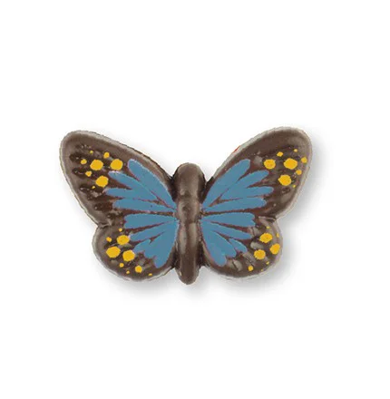 Mariposa Mini Azul de Chocolate Negro 90uds