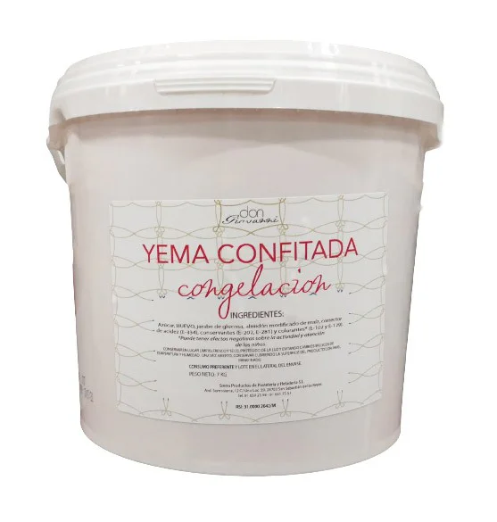 Yema Confitada Congelación 7Kg