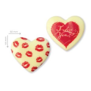 Corazones Besos de Chocolate 54uds