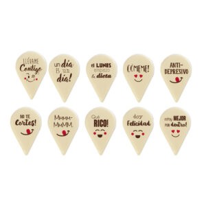 Mensajes de Chocolate Blanco 135uds