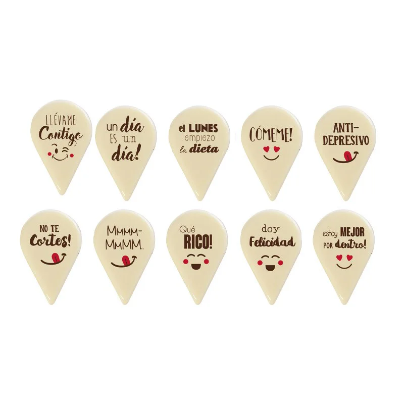 Mensajes de Chocolate Blanco 135uds