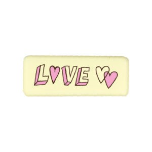 Cartel Love Chocolate Blanco 168uds