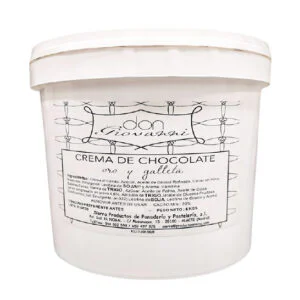 Crema oreo con galletadesmenuzada en bote de 6Kg