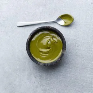 Praline de pistacho de la marca Barry en bote de 1 Kg