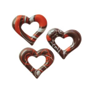 Triple Corazones Chocolate Negro 135uds