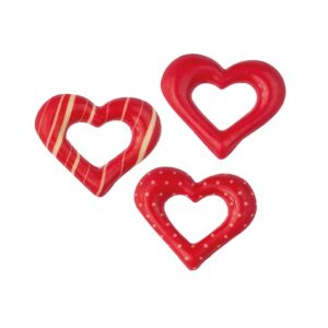 Triple Corazones Rojos Chocolate Blanco 135uds