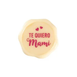 Cartel "Te quiero mami" Chocolate Blanco 96uds