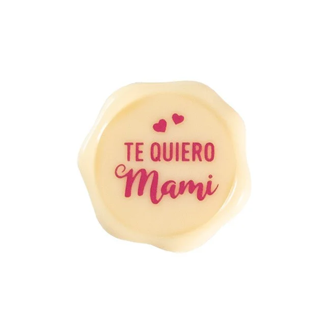 Cartel "Te quiero mami" Chocolate Blanco 96uds
