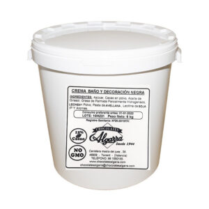 Crema baño de chocolate negro en 6Kg