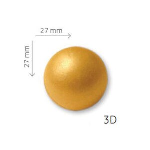 Bola Oro de Chocolate Blanco 40uds