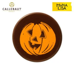 Placa Calabaza Halloween Chocolate negro 210uds