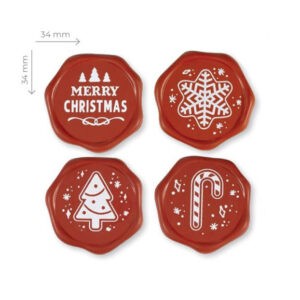 Lacres Navideños Chocolate Blanco 96uds