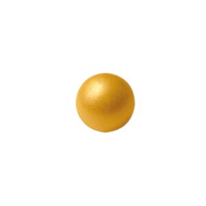 Mini bola oro hueca dimensiones