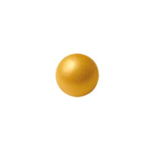 Mini bola oro hueca dimensiones
